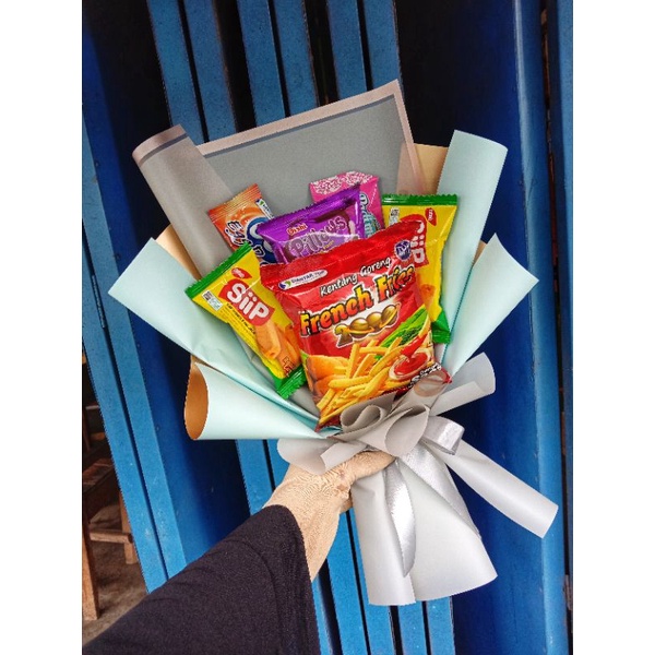 (sn15k) Bucket Snack jajan bouquet buket jajan buket snack bucket murah