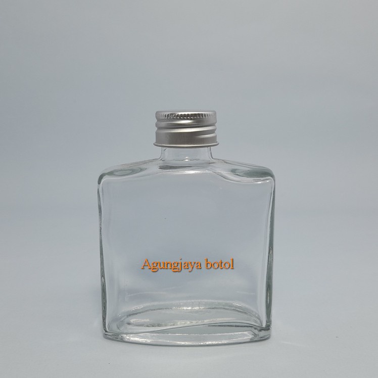 Botol Kaca 100 ml Kotak Pipih / Botol Kaca Food / Botol Kaca Juice / Botol Kaca Madu / Botol Kaca 10