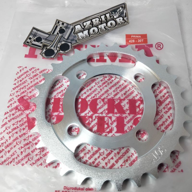 GIR BELAKANG KECIL(428) MOTOR GRAND/SUPRA/LEGENDA/WIN/PRIMA UKURAN 28 30 31 32 33 MERK TAJIMA