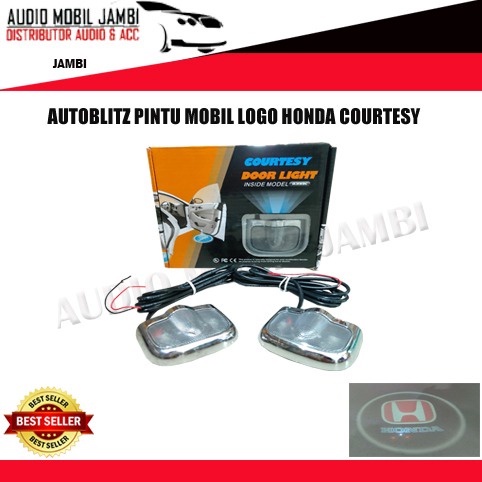 AUTOBLITZ PINTU MOBIL LOGO HONDA COURTESY / LAMPU PINTU MOBIL LOGO HONDA