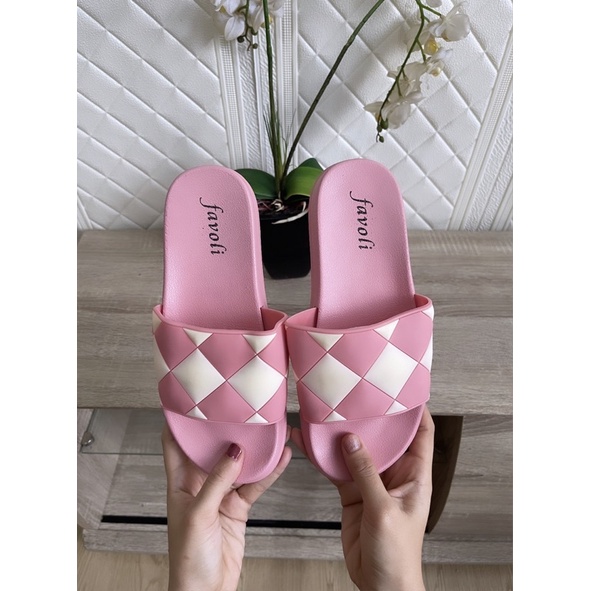 GJAZ SANDAL JELLY WANITA GINGHAM 188