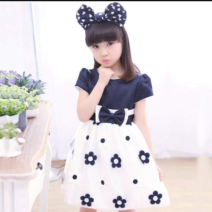 Promo Dress Anak Usia 7 8 9 Tahun Baju Dress Natal Anak Perempuan Kekinian T
