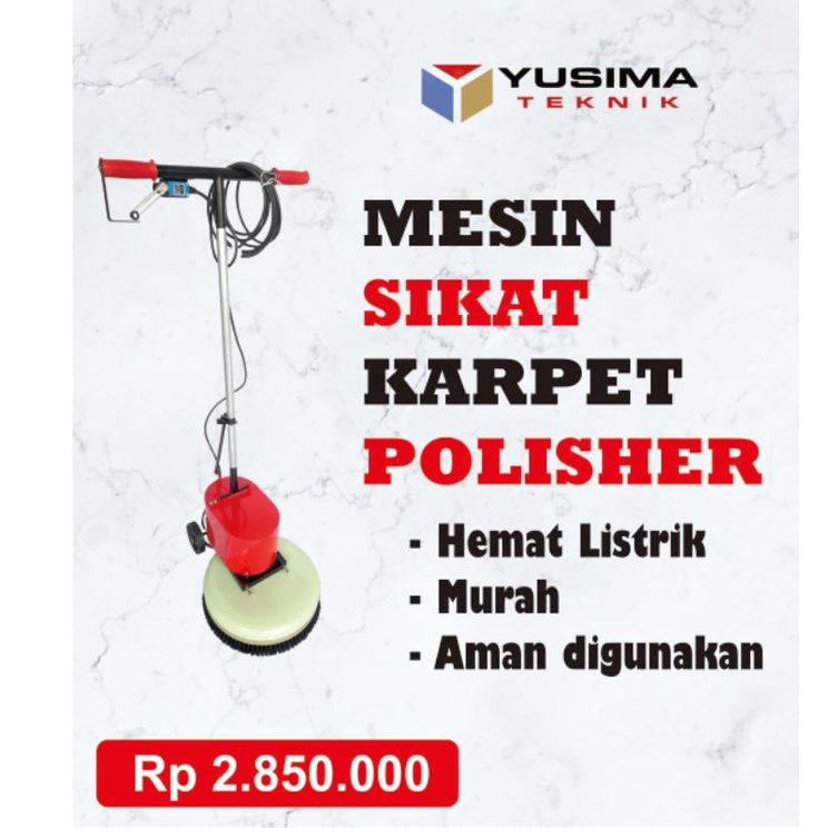 mesin sikat karpet , polisher karpet, sikat karpet yusima