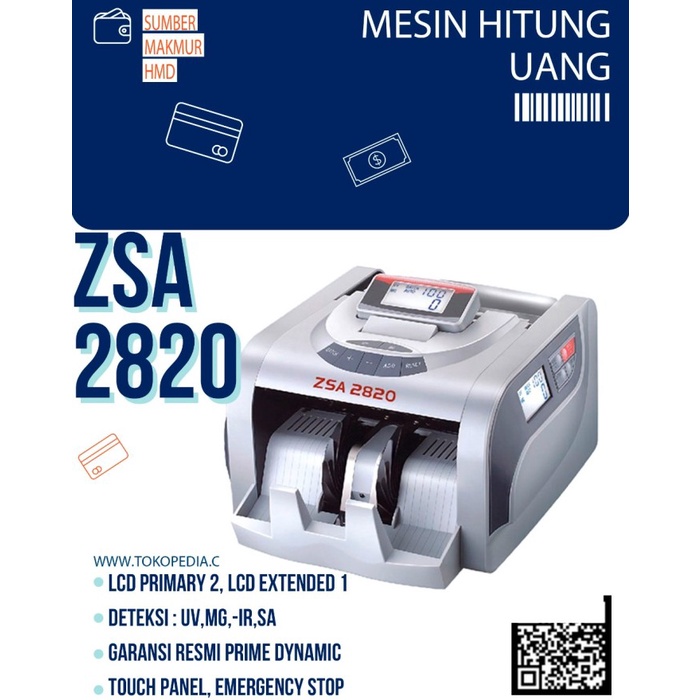 Mesin penghitung uang ZSA 2820