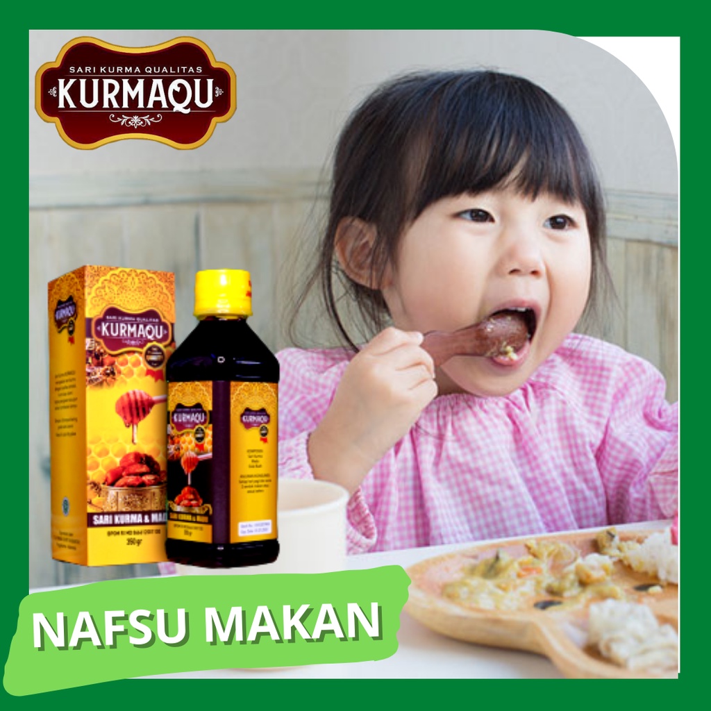 

Vitamin anak nafsu makan dan otak Dengan KurmaQu Isi 350gram Lebih Banyak Asli
