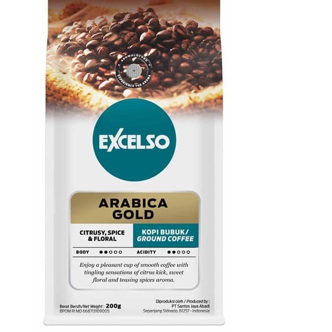 

L9S✣ Excelso Arabica Gold Biji / Bubuk Kopi 200 gr Terlaris!!