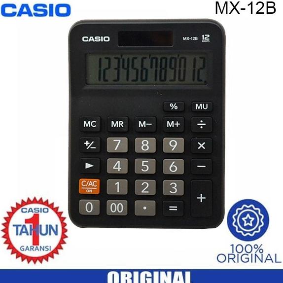 

KALKULATOR CASIO MX-12B / CALCULATOR DESKTOP CASIO MX 12B ORIGINAL