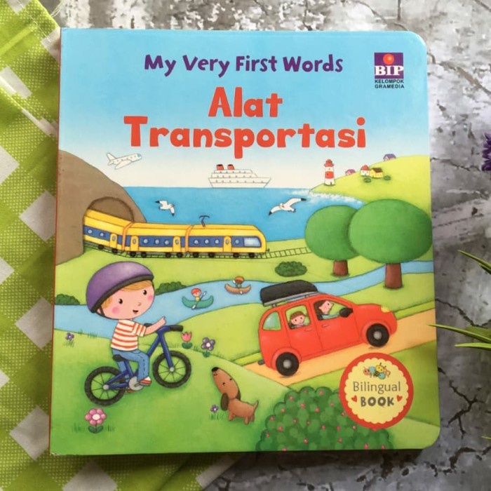 ⭐BISA COD⭐ My Very First Words Alat Transportasi.Buku Anak Usborne-BIP Gramedia