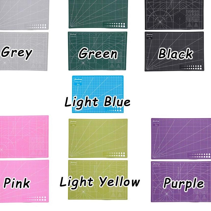Dijamin Irit  A3/A4 PVC Cutting Mat Cutting Pad Board Double-sided DIY Tool Cutting Board-Papan