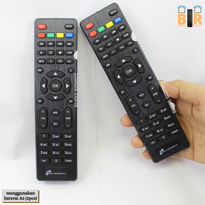 REMOT / REMOTE RECEIVER NEX PARABOLA MOLA NEX PARABOLA / ECER & GROSIR