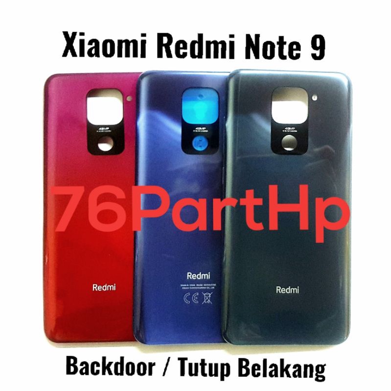 Backdoor Casing Belakang Xiaomi Redmi Note 9 - Back Cover Case