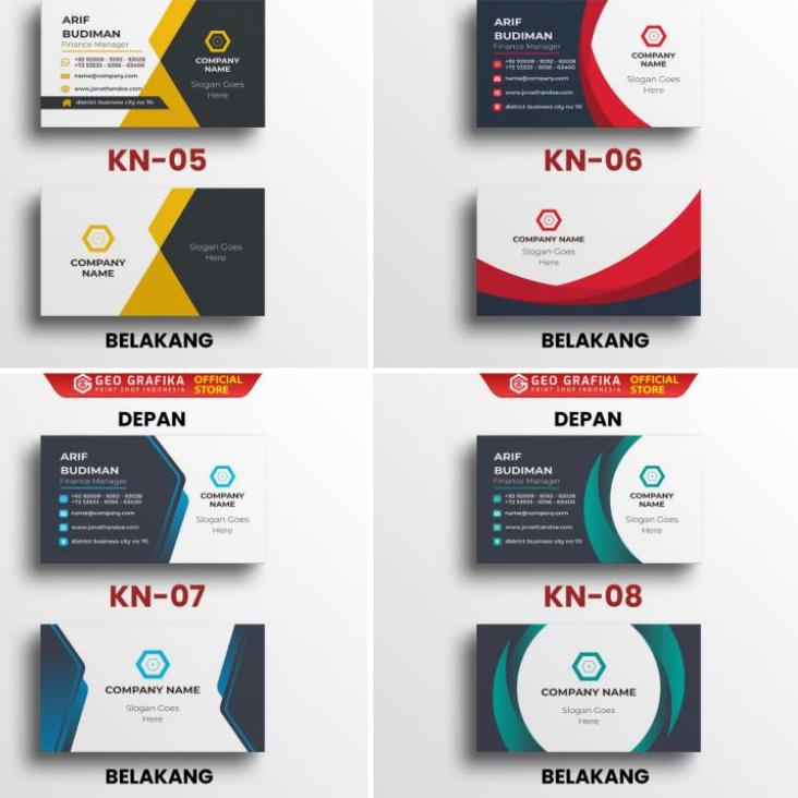 

Murah Ekonomis Kartu Nama 1 Box Isi 100 Pcs Free Box - Geo Grafika