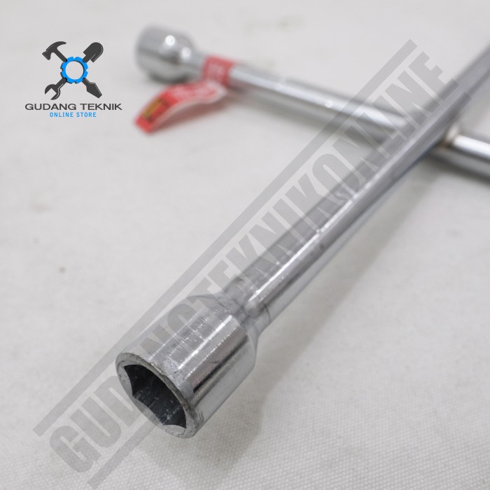 Kunci Palang Roda Sock 1/2&quot;x17x19x21mm BISON / Cross Wheel Spanner Kunci Roda Ban Mobil Palang Ukuran 1/2&quot; x 17 mm x 19 mm x 21 mm BISON