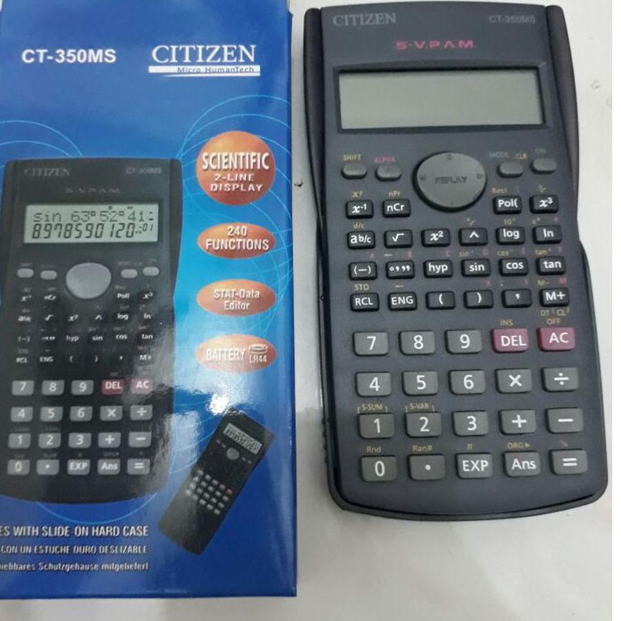 

Promo!! KALKULATOR SCIENTIFIC CITIZEN CT 350 MS / KALKULATOR SCIENTIFIC TER / CITIZEN ✔