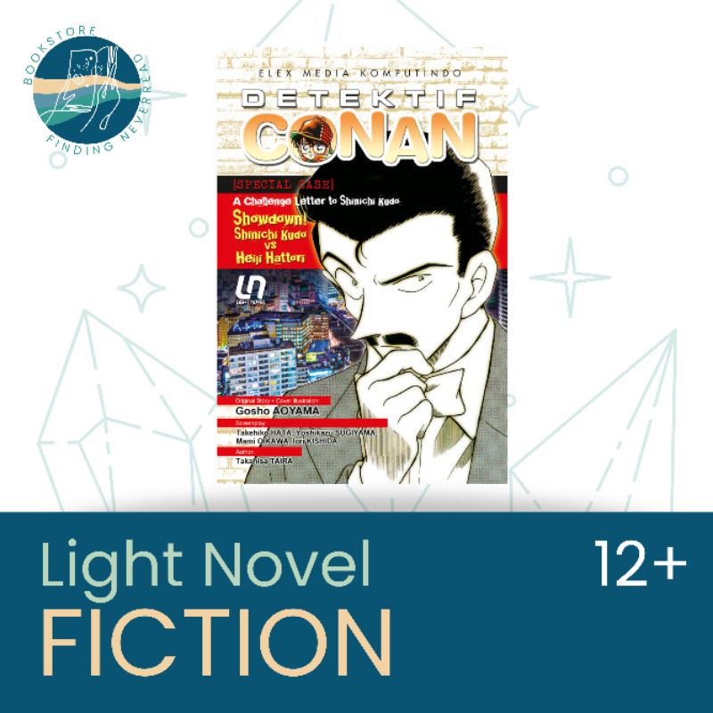 Light Novel Detektif Conan - A Challenge Letter to Shinichi Kudo - Showdown Shinichi Kudo vs Heiji H