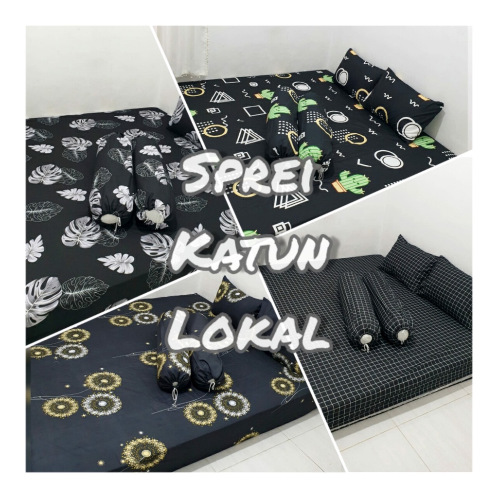 Sprei aesthetic / sprei katun lokal / sprei 180x200 / sprei 160x200/ sprei 120x200