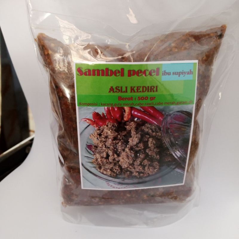 

sambal pecel khas kediri ibu supiyah berat 500gr