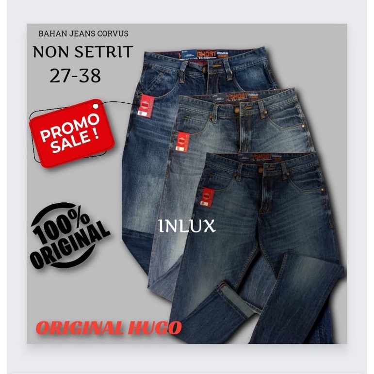ORIGINAL HUGO GHOST JEANS PRIA TERLARIS