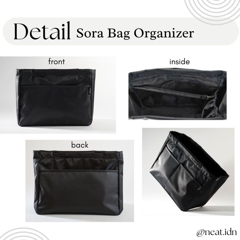 [Neat.] READY STOCK SORA Bag Organizer Bag in Bag Organizer