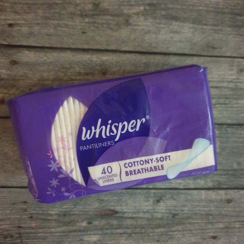 Jual Whisper Unscented Panty Liner G String Pembalut Tampax Tampon