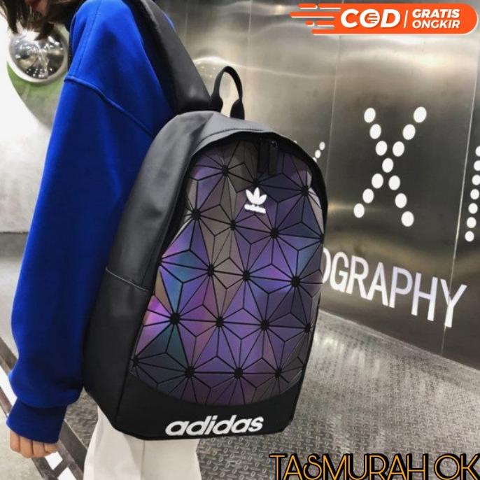 TAS RANSEL ADIDAS 3D LAPTOP KERJA SEKOLAH GYM BACKPACK BESAR OLAHRAGA