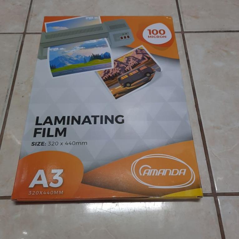 

[H-W9W][☎] (10 LEMBAR) Plastik Laminating A3 Amanda 100 Micron / Laminating Amanda A3 viral