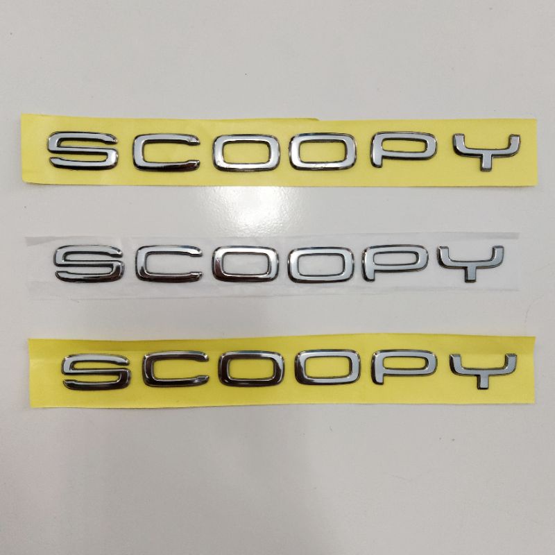 LOGO EMBLEM STIKER TULISAN ORIGINAL HONDA SCOOPY SCOPY K2F