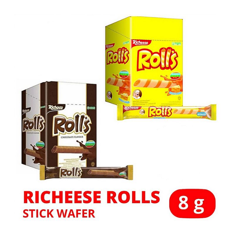 

Nabati Recheese Roll's 8gr x 20pcs