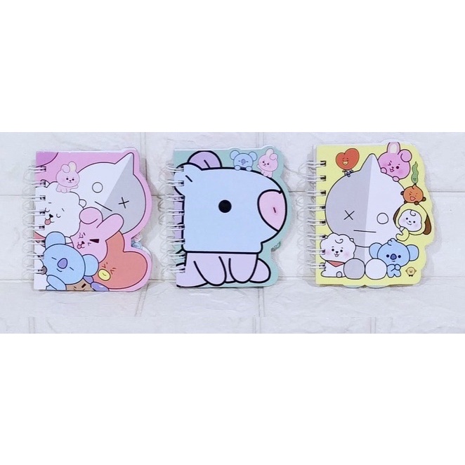 

Notebook / Diary Note Spiral Karakter BT21 Lucu