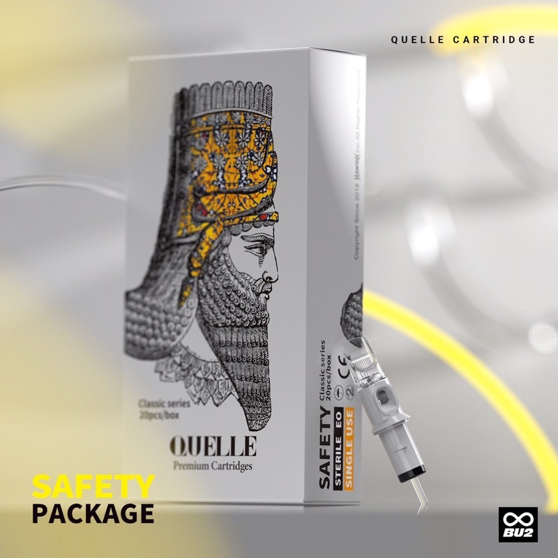 RM 23 Quelle Premium Cartridges Tattoo 1 Box - 23RM Jarum Tattoo