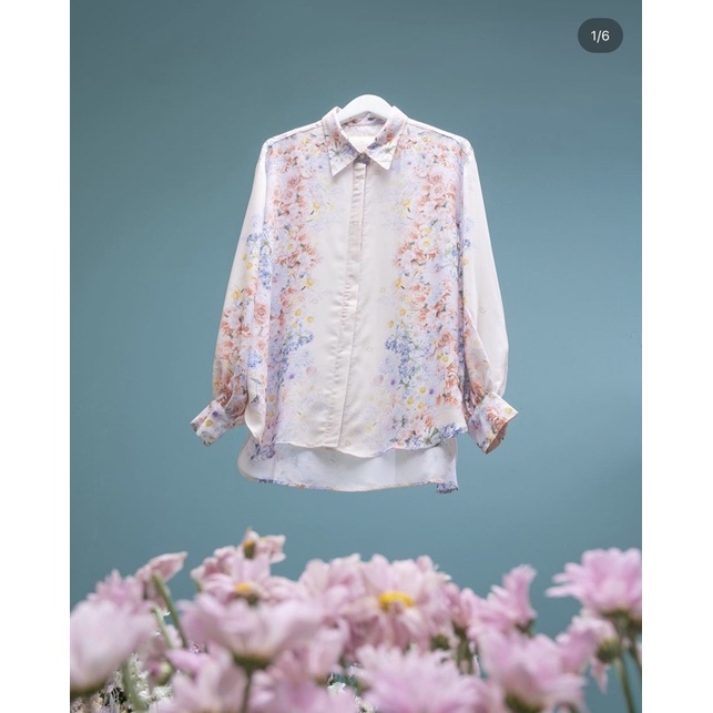 Wearing klamby Brianna Blouse (parchment)