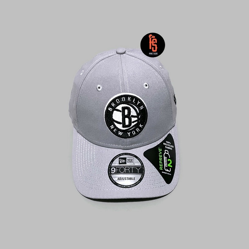 TOPI NE ORIGINAL REPREVE BROOKLYN NETS GREY