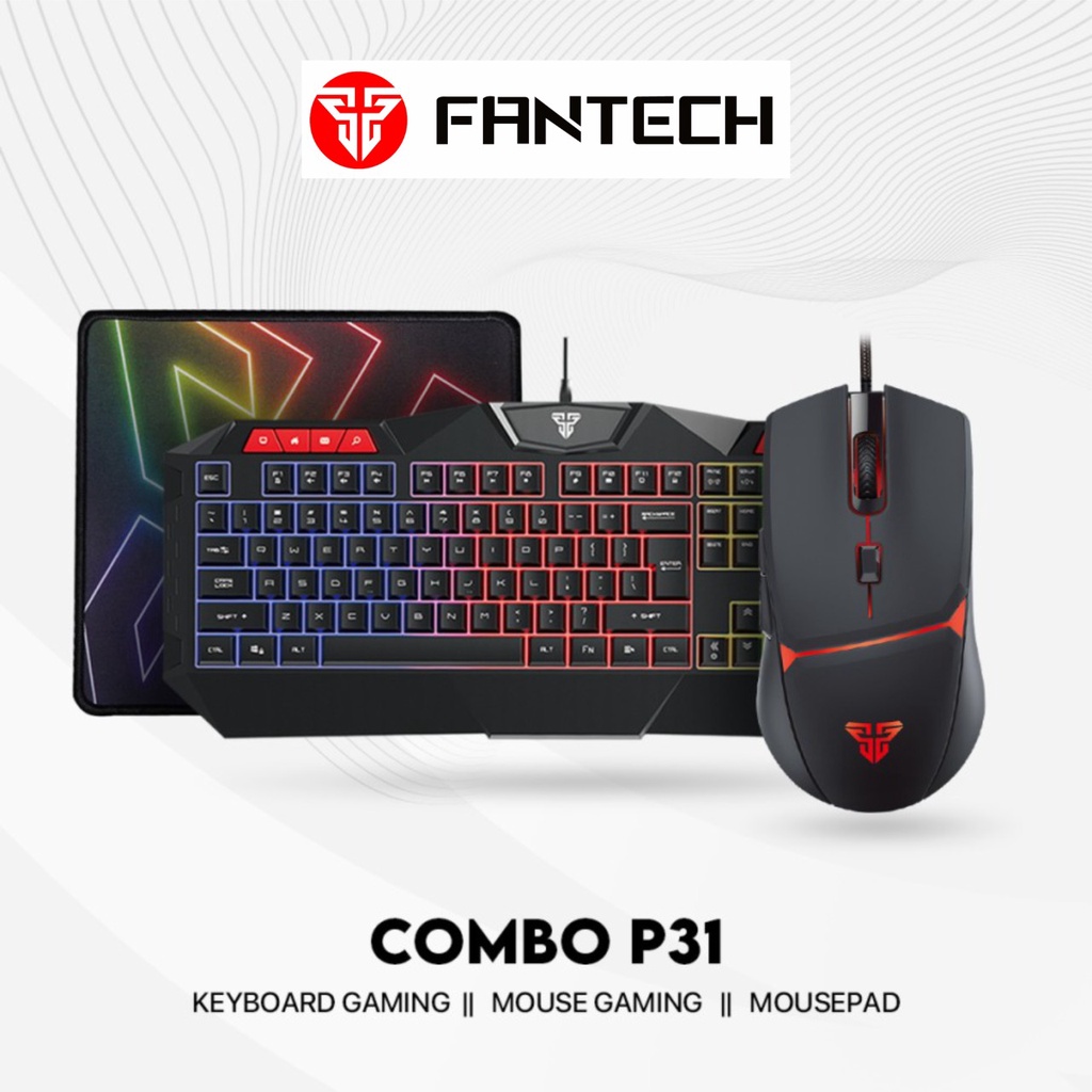 KEYBOARD MOUSE FANTECH SET COMBO P31