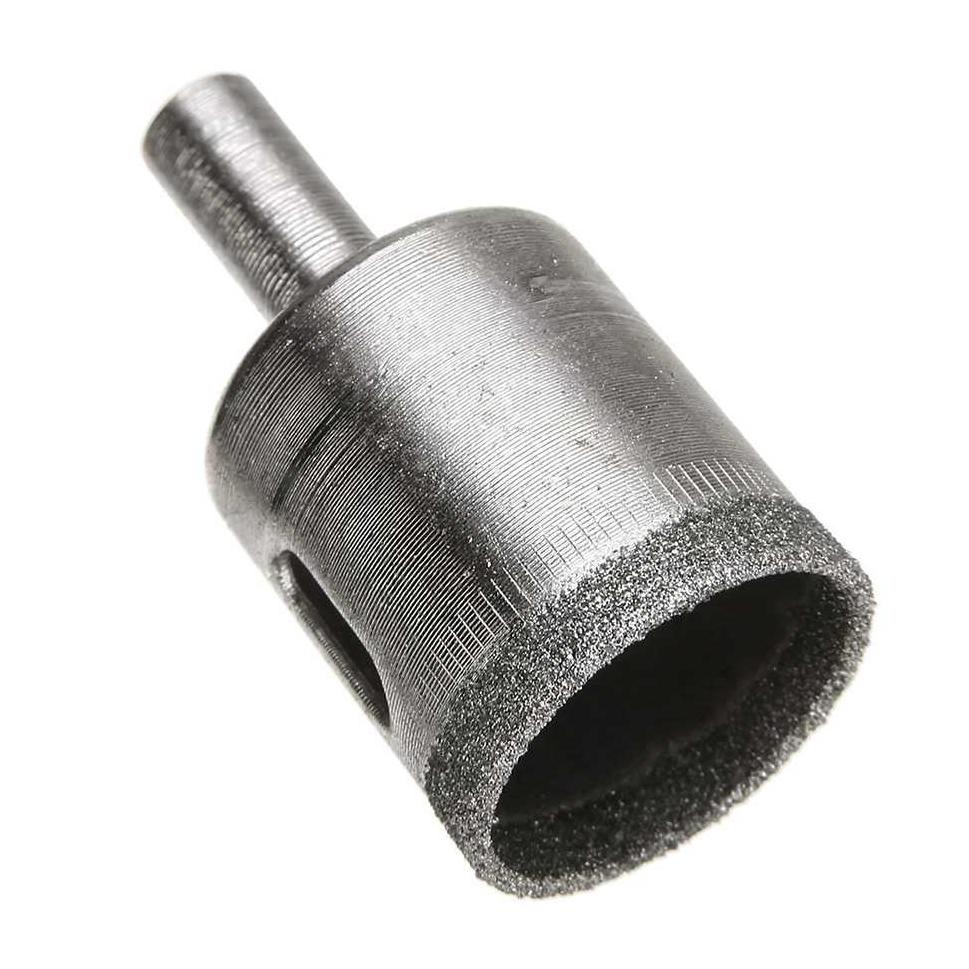 (S-I4I(✪) Mata Bor Diamond Coated Hole Drill Bit 6mm-50mm 15PCS / Mata Bor Keramik Granit Kaca Marme