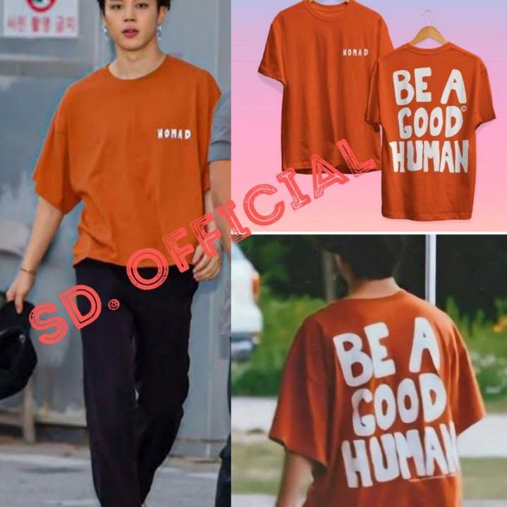 Stok Terbaru Kaos Bangtan Jimin Nomad Be A Good Human
