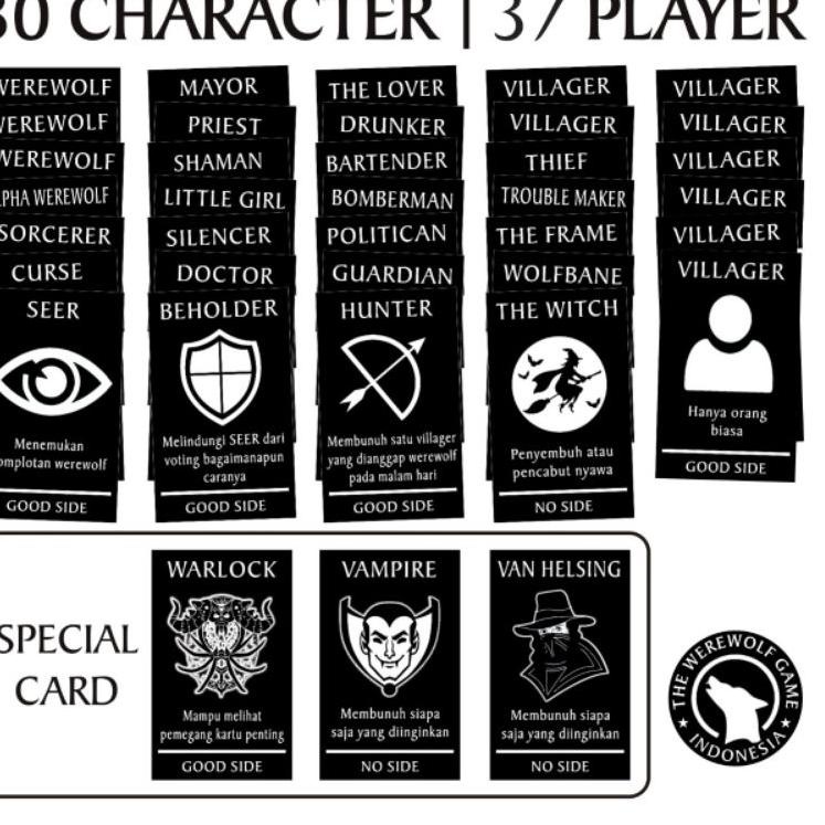 ↖ Kartu Werewolf ㊠