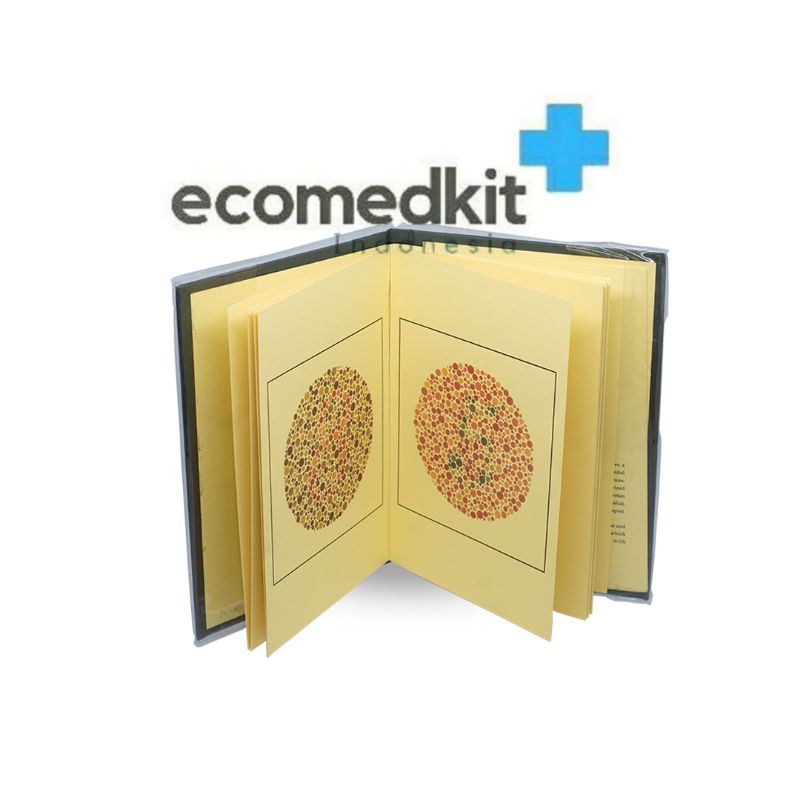 Original Buku Ishihara - Buku Tes Buta Warna Exp Baru