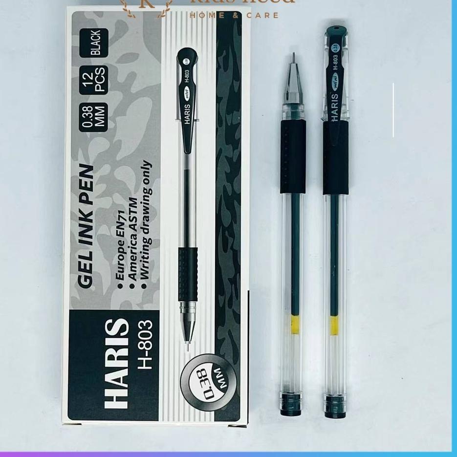 

[KODE PRODUK TMWTQ8664] (12 pcs) Gel Pen Pulpen Pena 0.5 / 0.38 mm