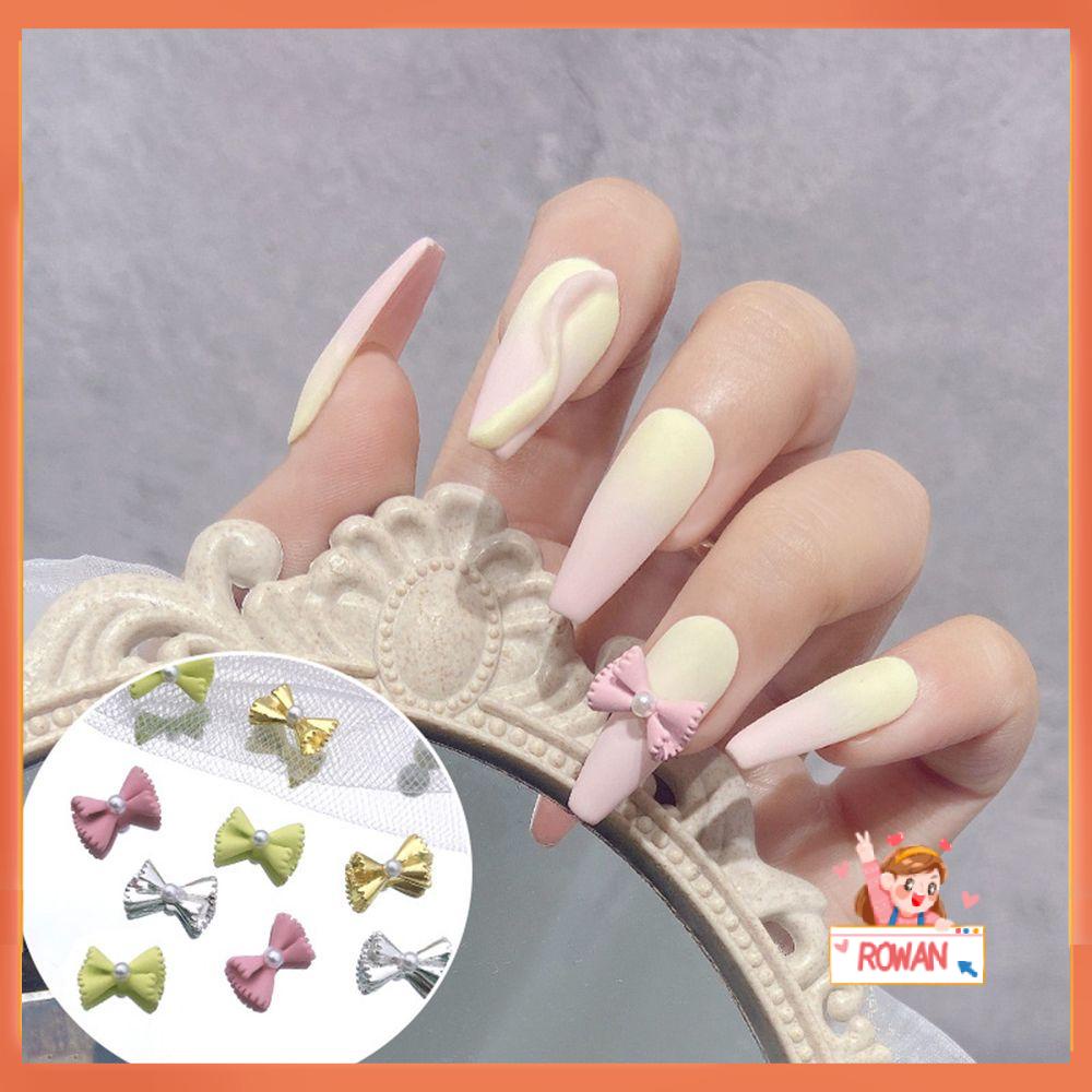 R-flower 12PCS Hiasan Kuku 3D Charms Candy Color|Aksesoris Manikur Kartun