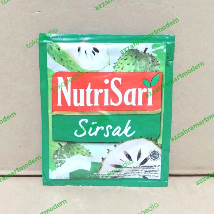 

NUTRISARI SIRSAK 11 GR ISI 10 SACHET AYES TOSERBA