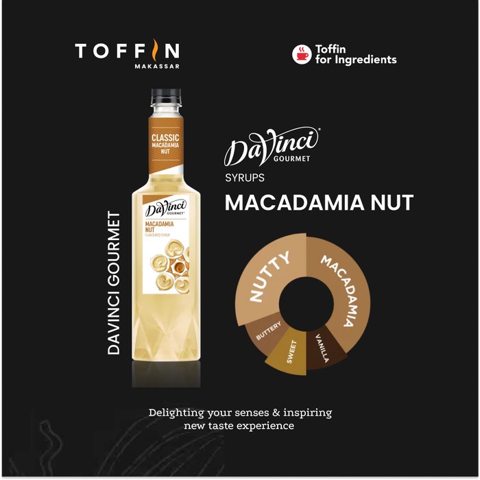 

Davinci Syrup Macadamia Nut