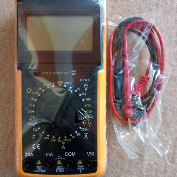 Harga Termuraah Avo Multimeter Digital DT-9205A SP-9205A CD-9205D 9205A Multitester LCD besar