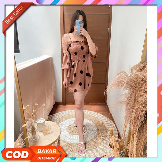 Jumpsuit Wanita Korean Style Pendek Jeans Terbaru 2022 Overal Perempuan  Korea Overall Remaja Viral 