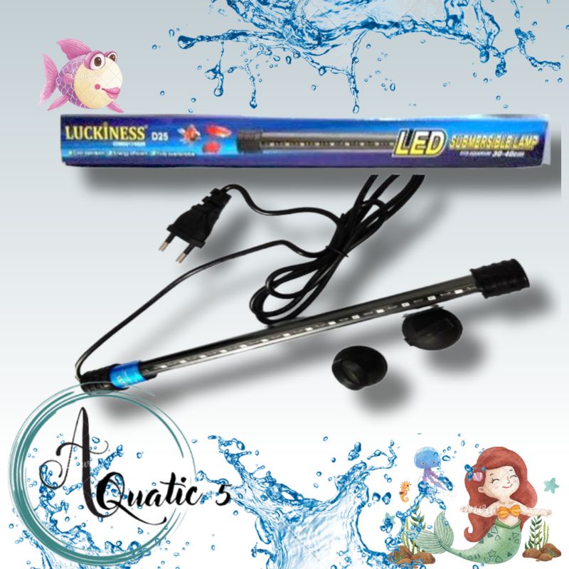 PROMO MURAH Lampu Led celup Aquarium LUCKINESS D25