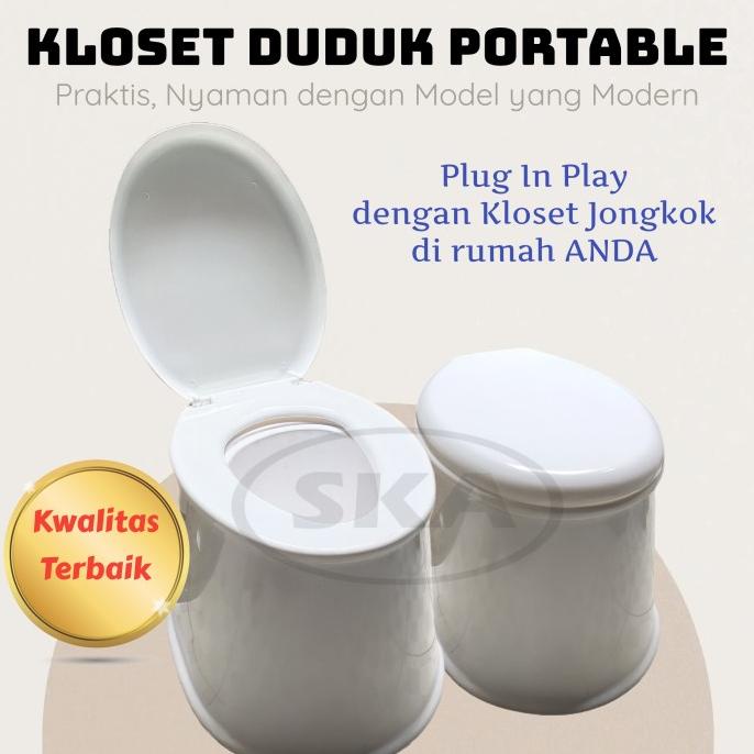 Kloset Duduk Portable / Kursi Kloset Jongkok asik promo