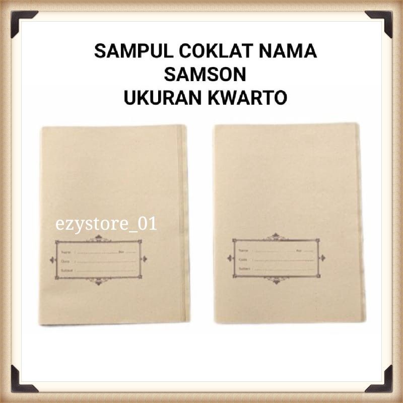 

SAMPUL BUKU TULIS KERTAS COKLAT KWARTO