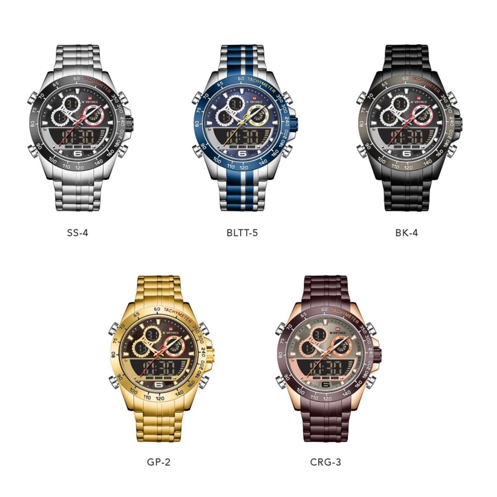 JAM TANGAN PRIA NAVIFORCE NF-9188M NF9188 NF 9188M ORIGINAL