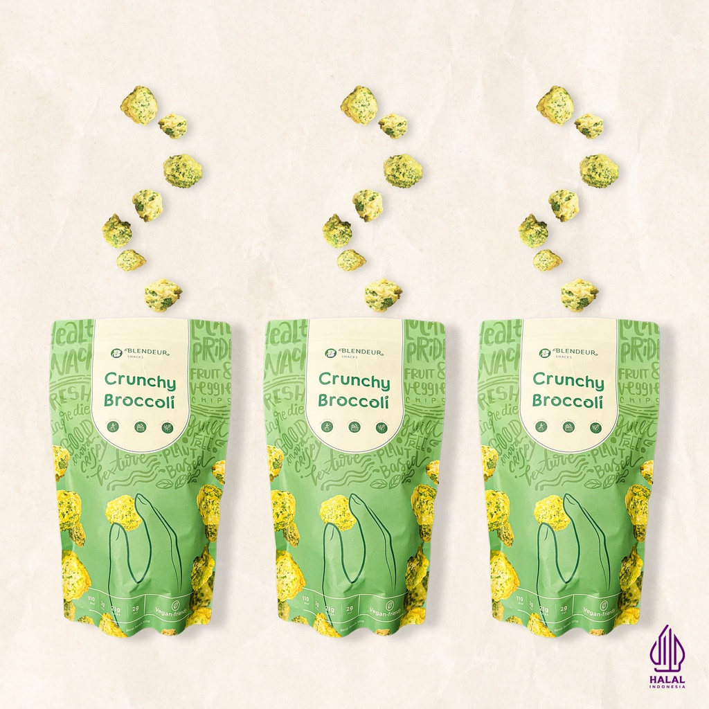 

Crunchy Broccoli - Friends Package (3 pcs)