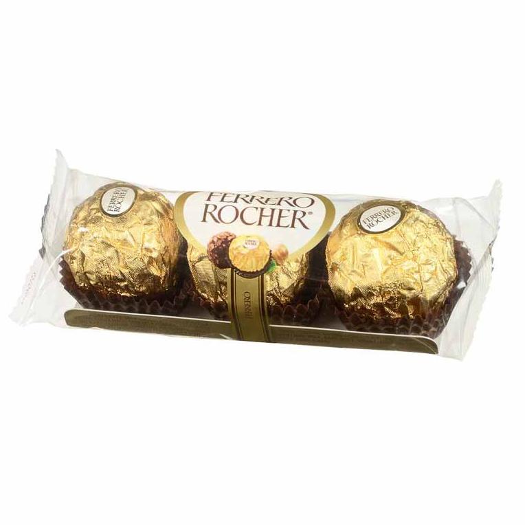 

Q(1I➸) Ferrero rocher T-3 35gram berkualitas