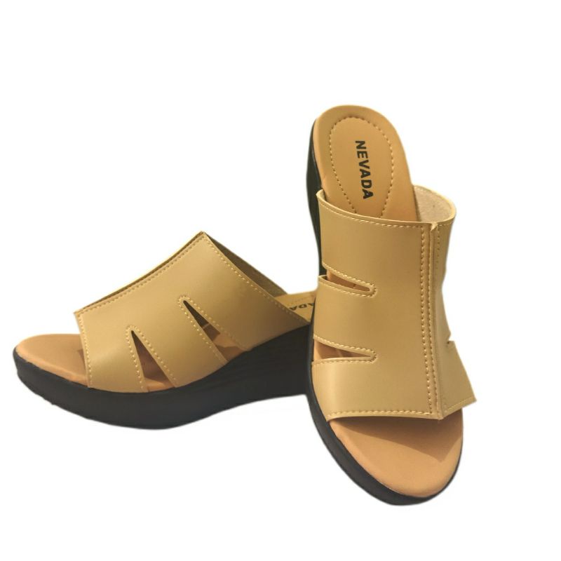 Sandal Wedges Wanita Sendal Ibu Ibu Nevada N. 5